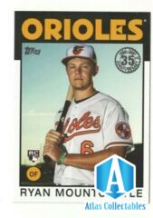 2021 Topps Series 1 Ryan Mountcastle 1986 35th Anniversary #86B-8